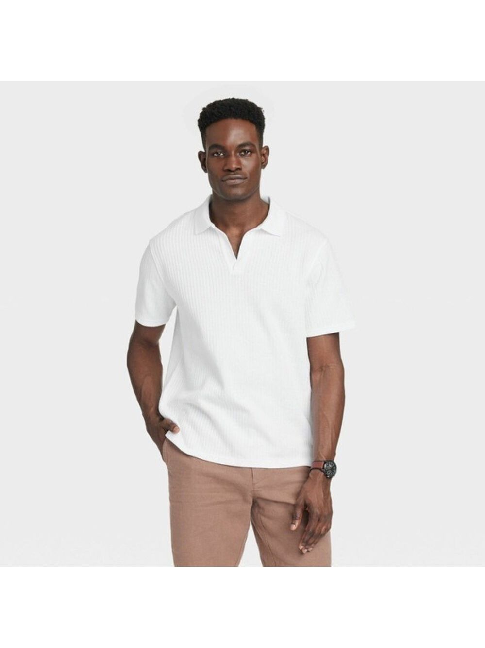 NWT Goodfellow & Co Men's Short Sleeve Johnny Collared Polo Shirt Size XXL